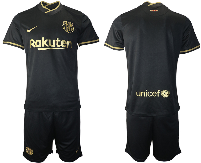 Men 2020-2021 club Barcelona away blank black Soccer Jerseys->barcelona jersey->Soccer Club Jersey